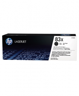 HP 83X LaserJet Toner Cartridge, black (CF283X)